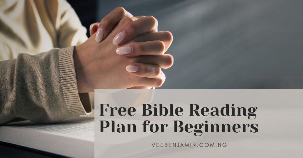 Free Bible Reading Plan for Beginners