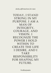 affirmation for men